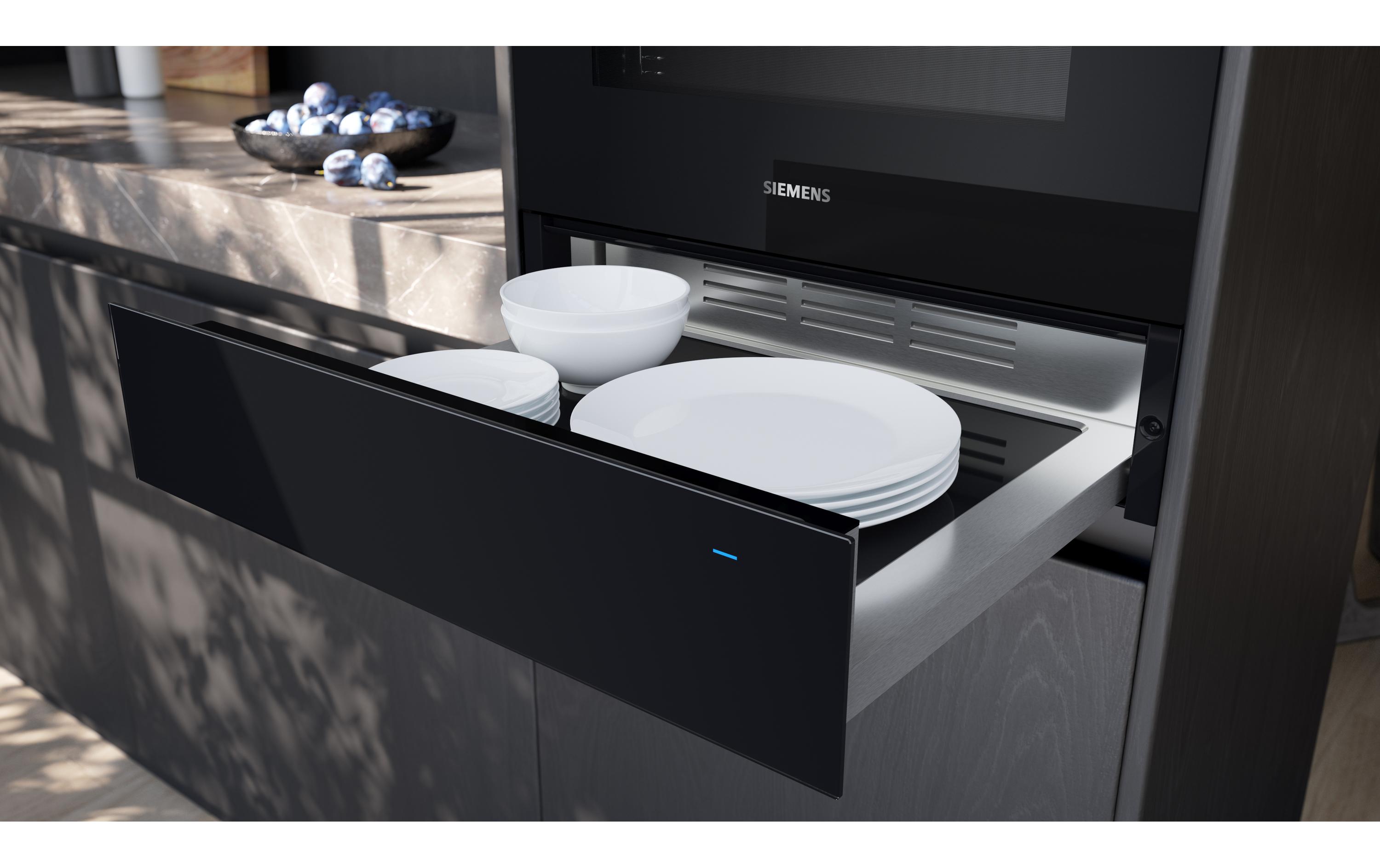 Wärmeschublade BI710C1B1C Schwarz<br>Einbau-Wärmeschublade