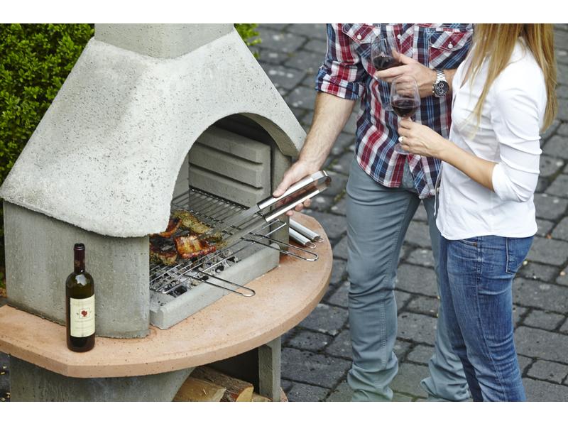 Buschbeck Cheminée Carmen, 110 x 203 x 65 cm Grillkamin für höchste Ansprüche