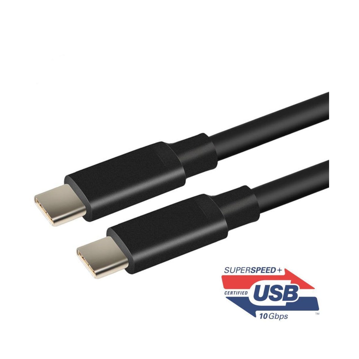 USB IF-sertifisert 1m USB3.2 Gen2 SuperSpeed ​​​​USB 10Gbps USB-C til C-kabel med strømforsyning 100W, 4K60Hz video og Emarker