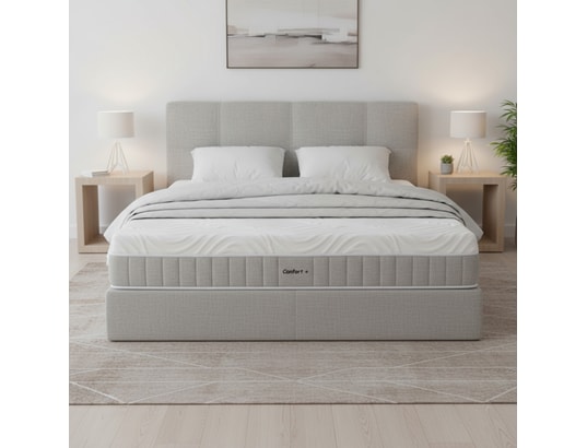 CONCEPT1 - Matelas 160 x 200 Confort Plus 1620, Ressorts + Mousse ergosoft