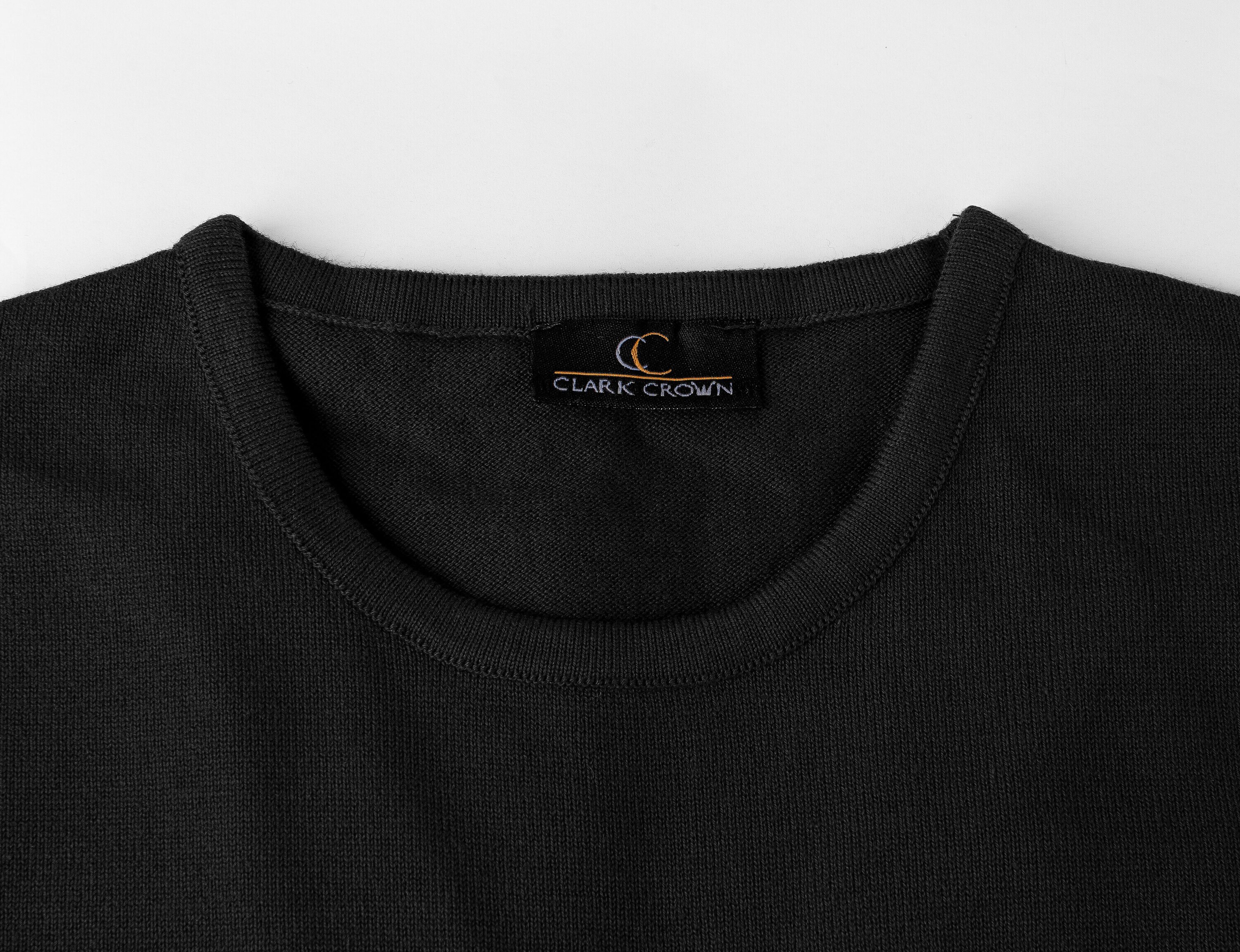 Clark Crown® Basic Crew Neck Strickpullover