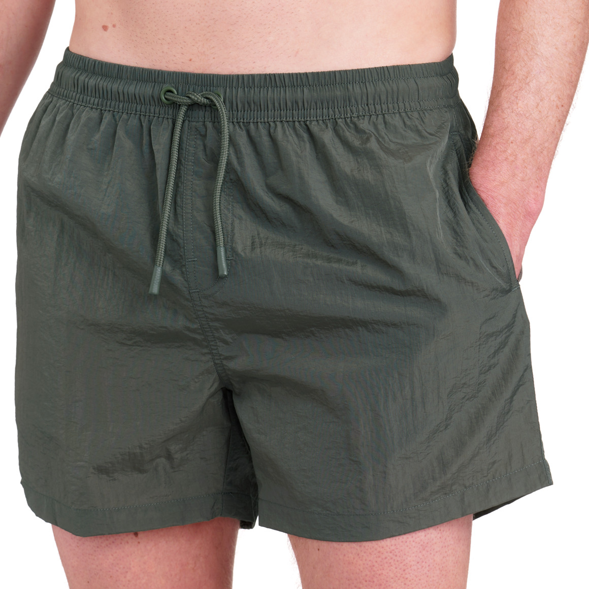 VanVaan Herren Badeshorts mit Elastikbund dunkelgrün