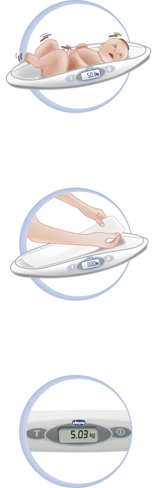 Chicco Elektronische Babywaage