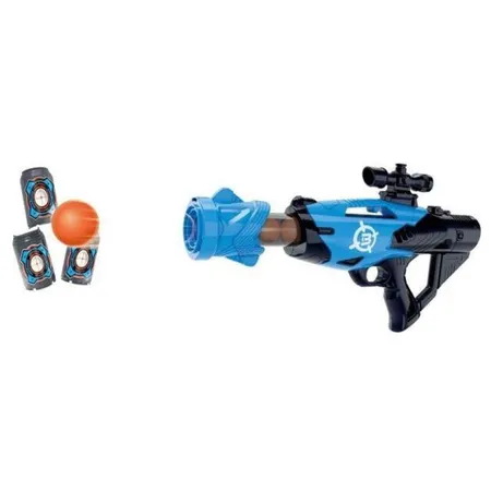 Outdoor active Schaumstoff-Ball Blaster, inklusive 12 Bälle und 3 Zielscheiben
