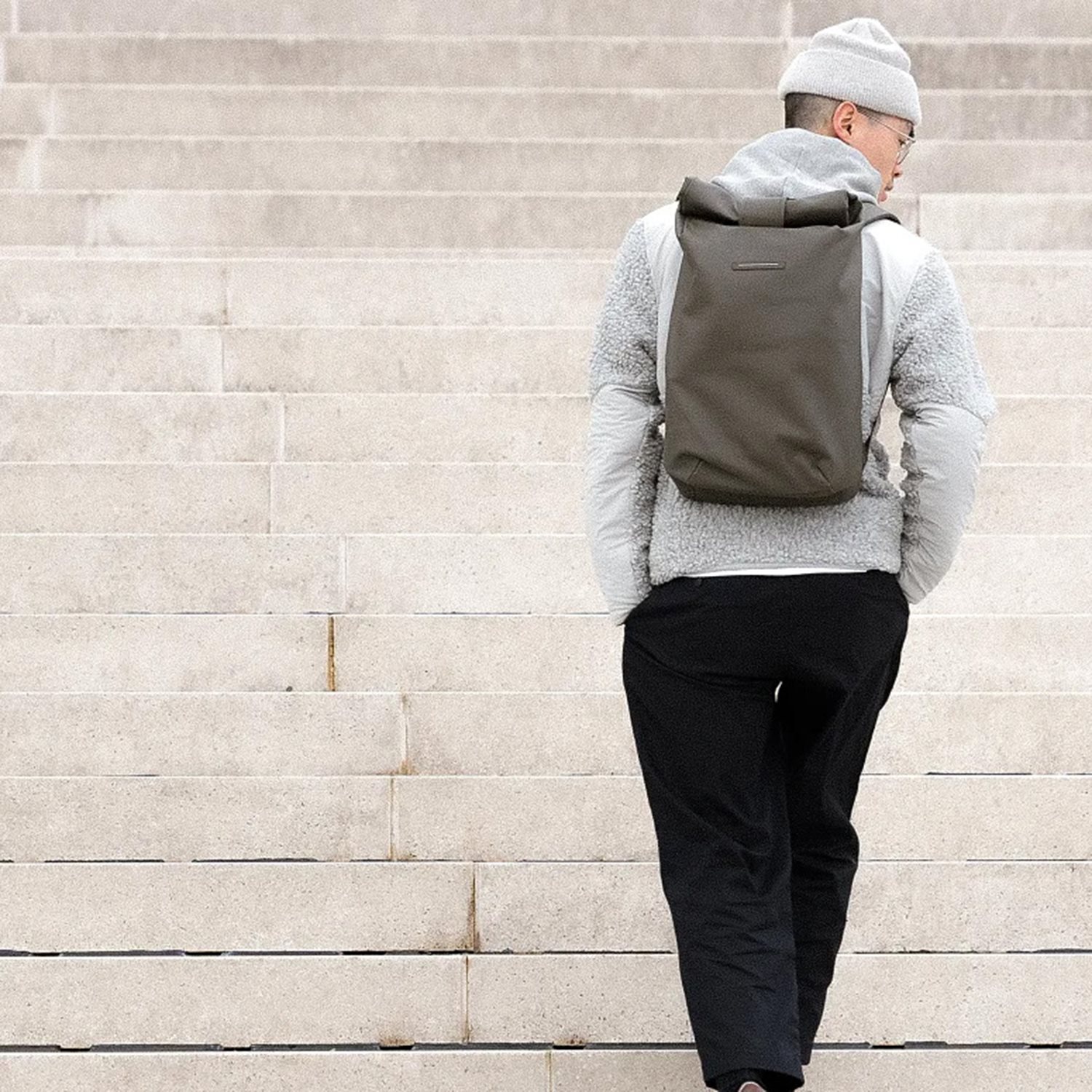 Horizn Studios SoFo Rolltop Backpack dark olive