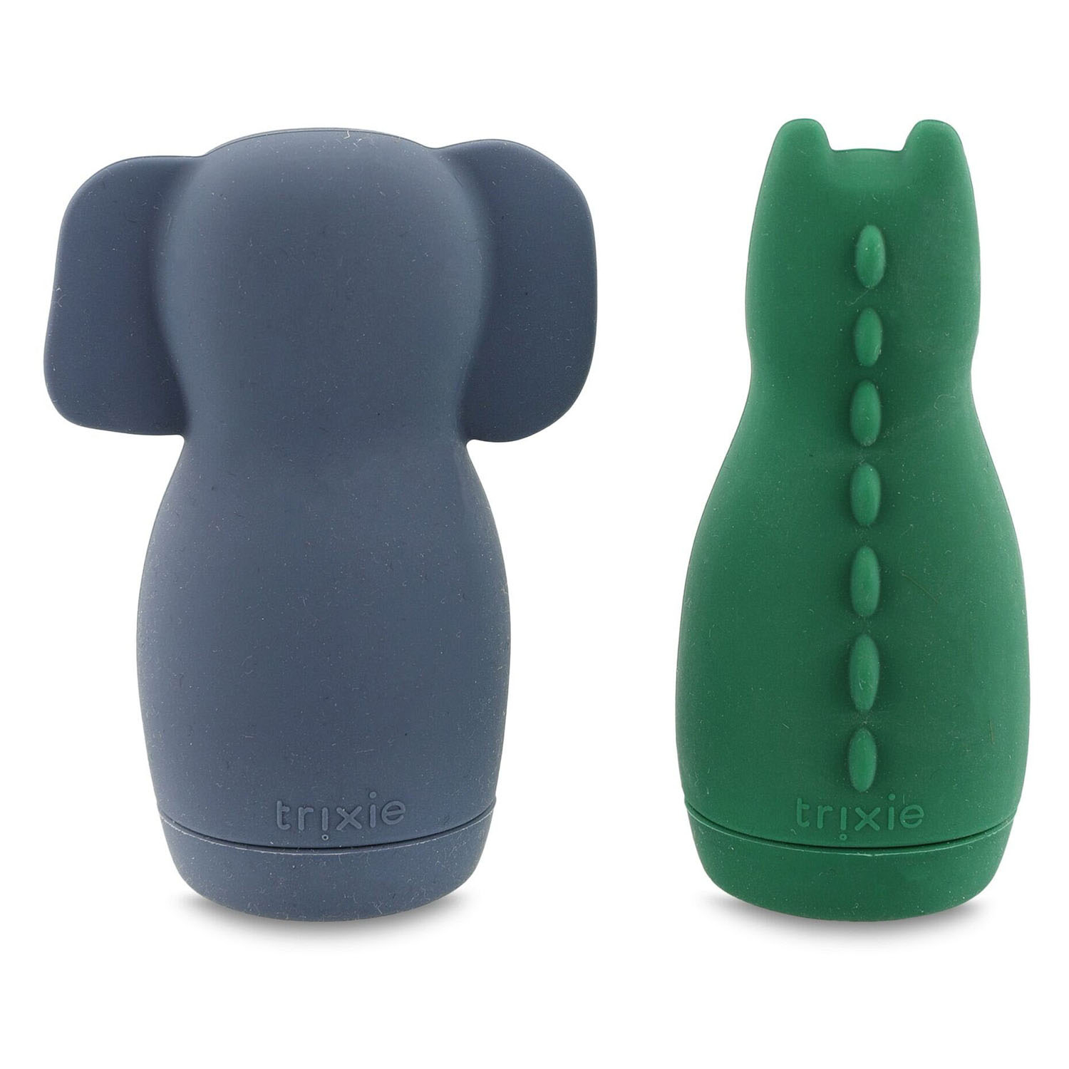 Trixie Badspeelgoed Squeezy Dieren- Mrs. Elephant & Mr Crocodile