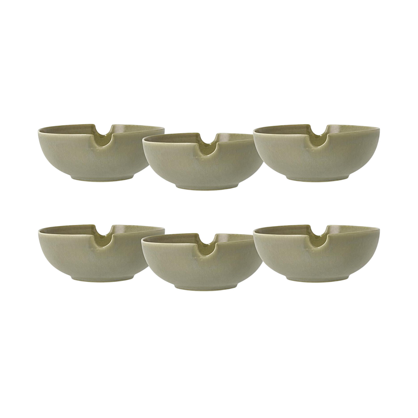 Villa Collection Ramenschale Shoku 18.5 cm, 6 Stück, Grün
