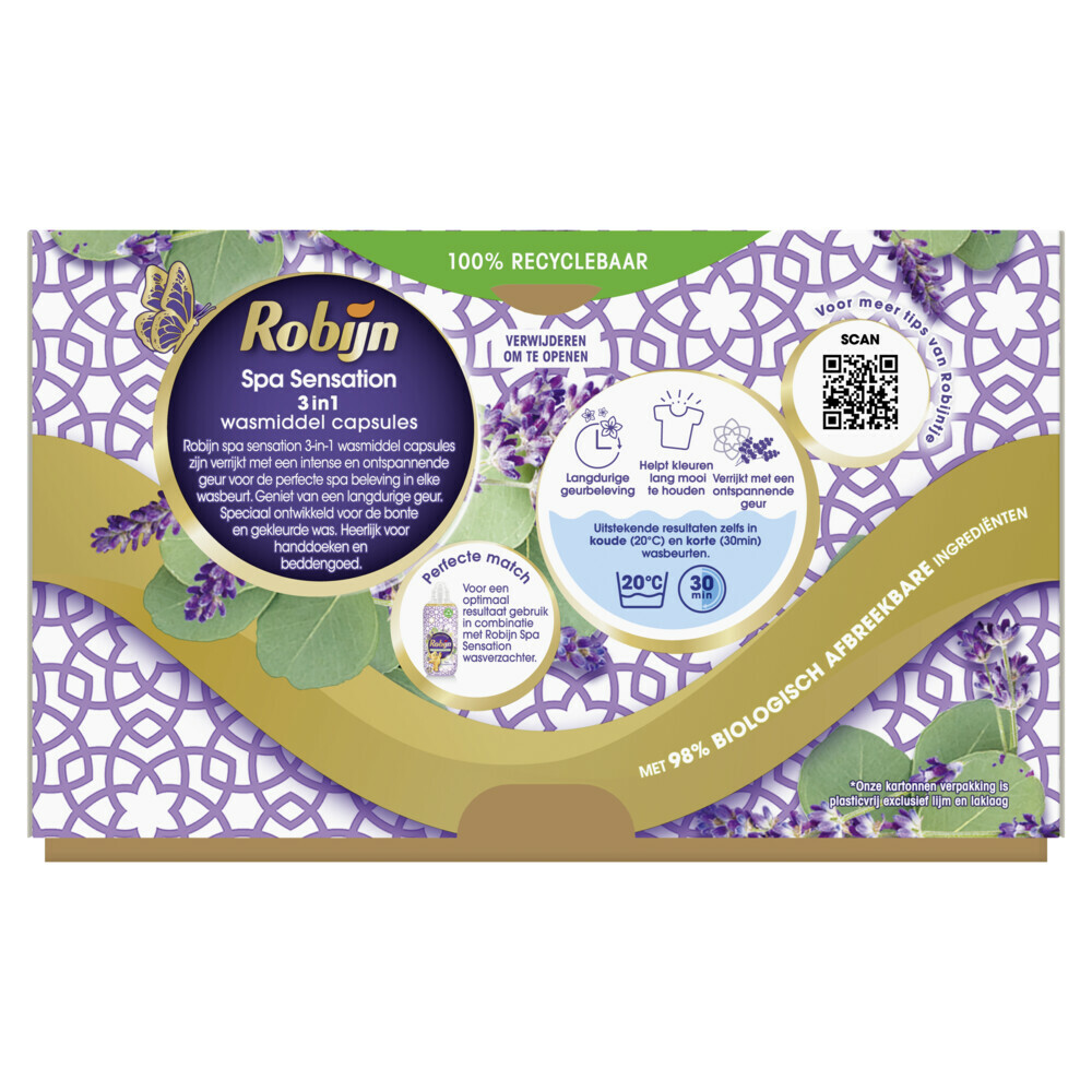 Robijn Wascapsules 3-in-1 Spa Sensation15 stuks