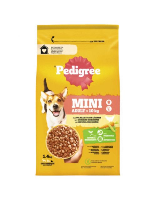 Pedigree Adult Mini - Hondenvoer - Gevogelte Groente 1.4 kg