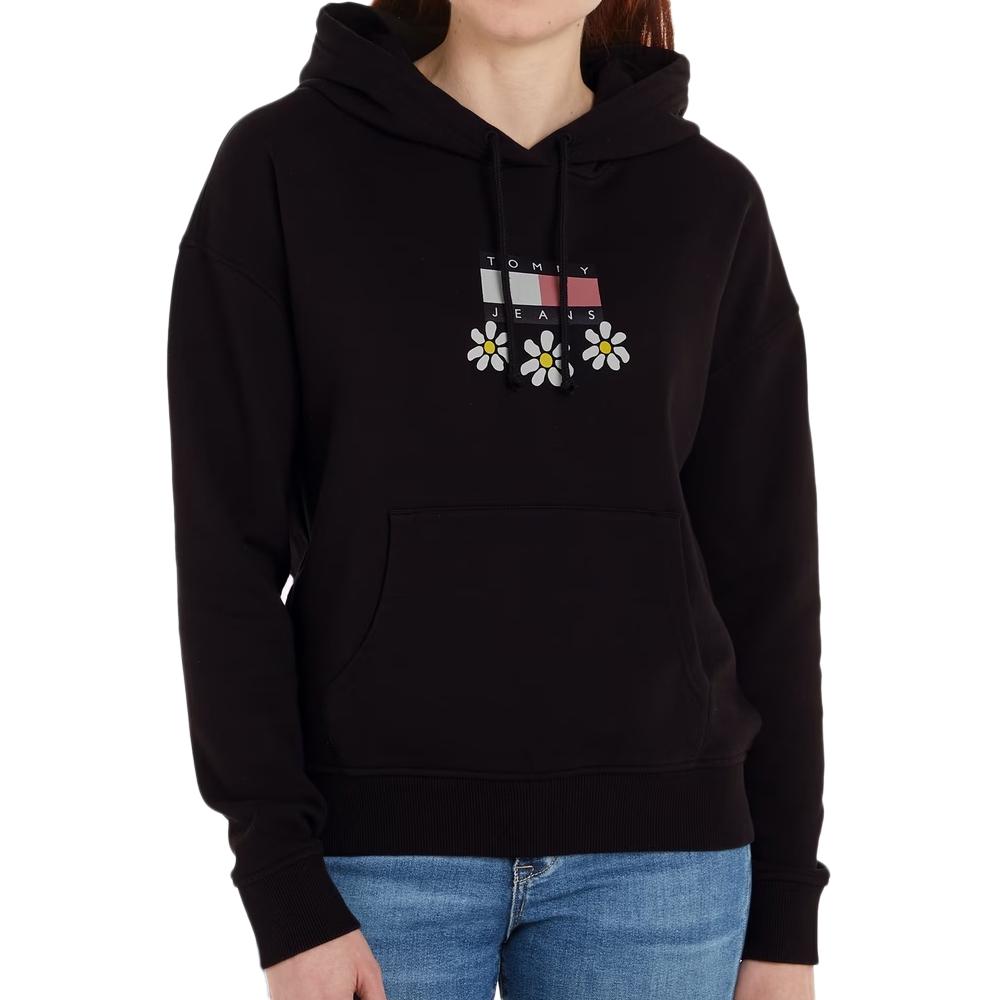 Tommy Hilfiger Sweat à capuche Noir Femme Tommy Hilfiger Bxy Daisy