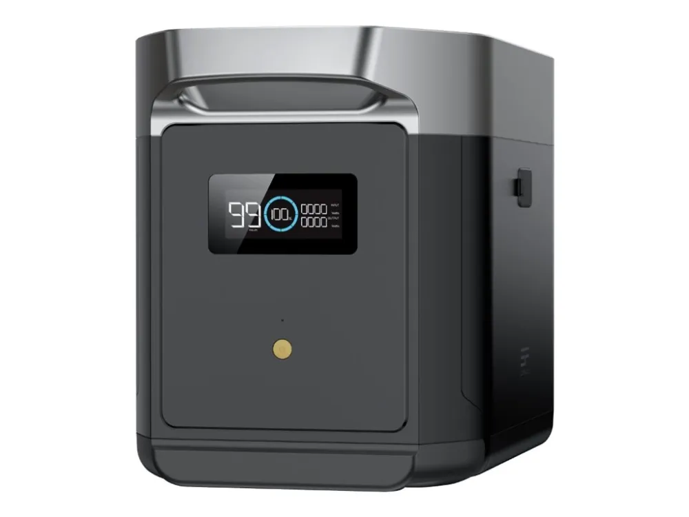 EcoFlow Delta 2 Max - Transportabel strømstations ekstra batteri - smart - litiumjernfosfat - 2048 Wh - output-stikforbindelser: 1