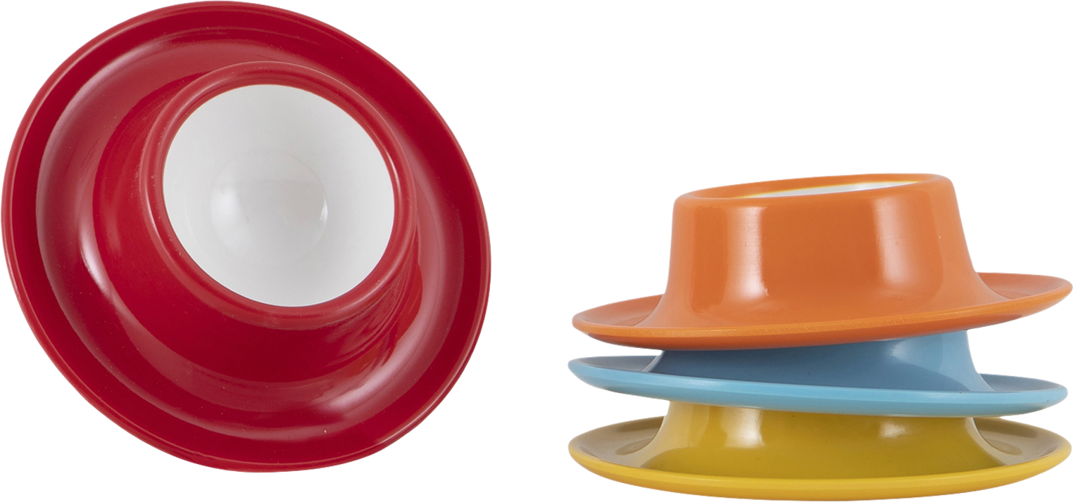 Gimex Eierbecher 4er-Set Rainbow