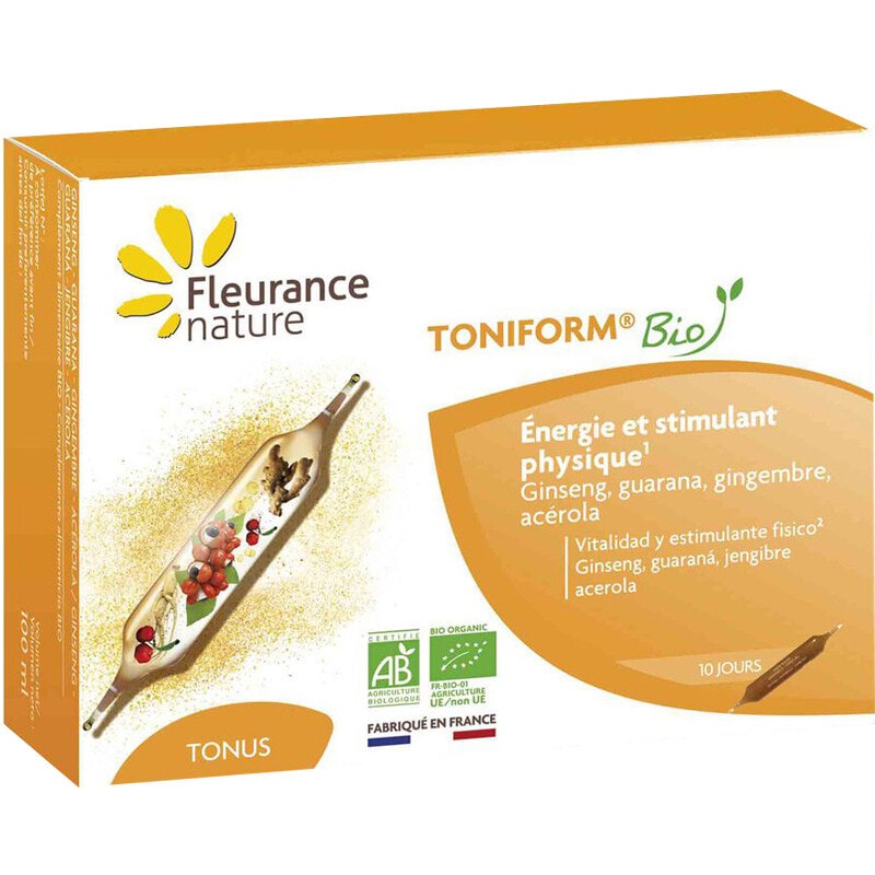 Ampoules Toniform® bio - Tonus & stimulant physique - 20 jours