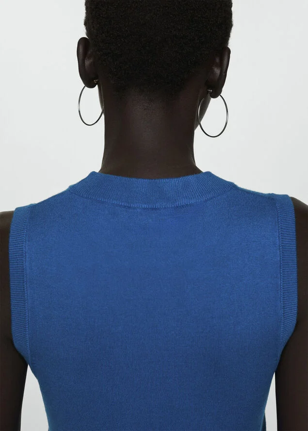 MANGO Knitted top with wide straps 53