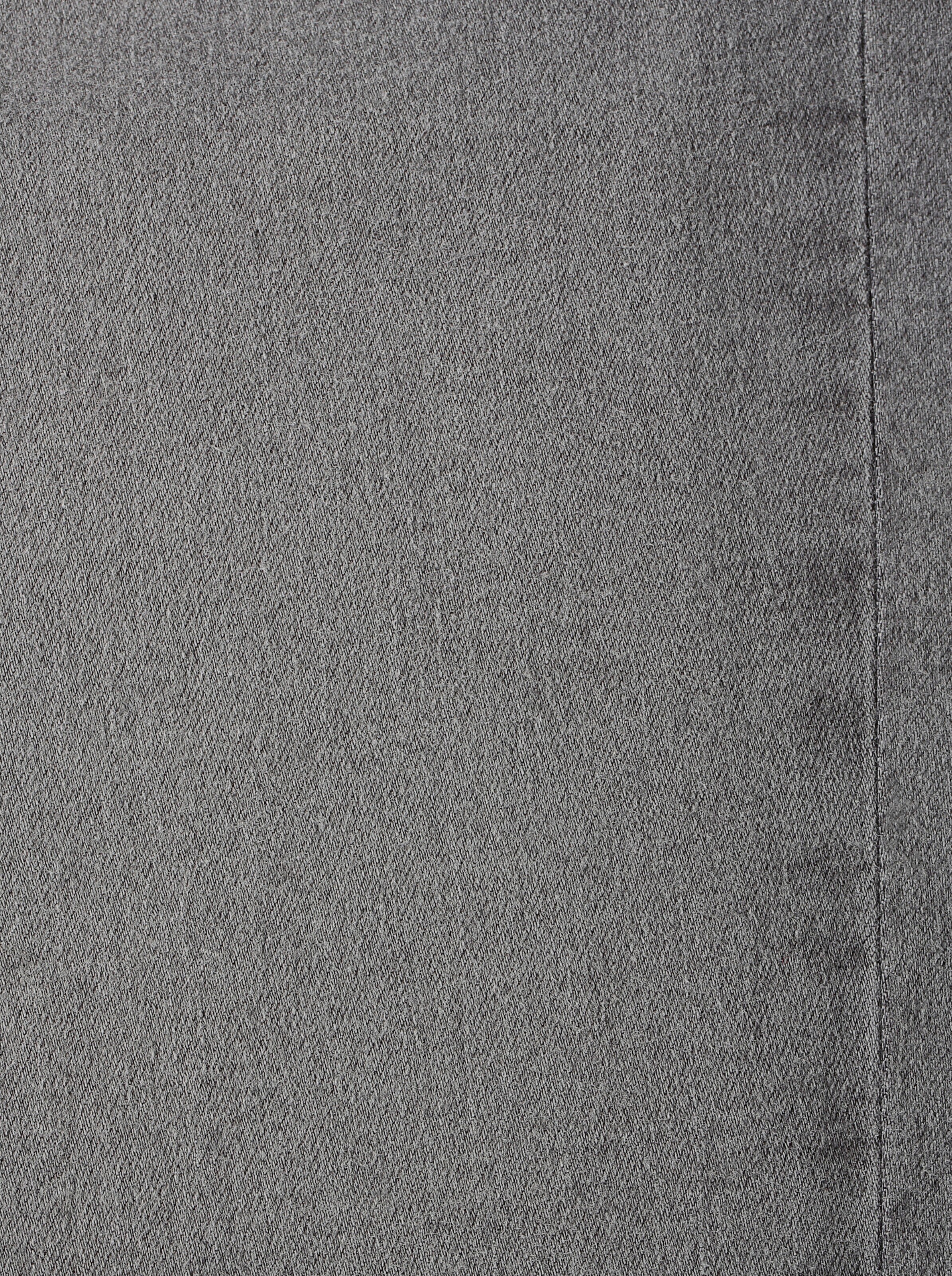 High-waist-Jeans in grey-denim
