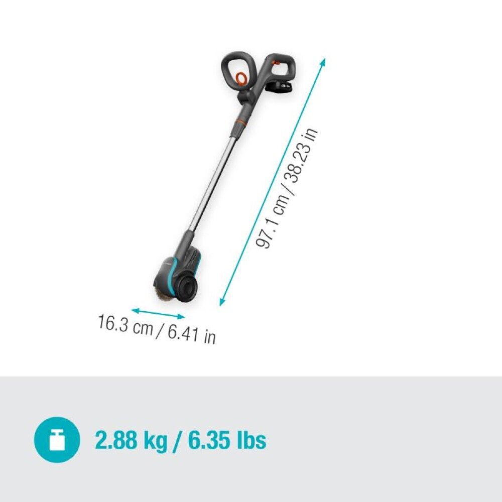 FLISERENSER GARDENA EASYWEED P4A 18V 2,0AH