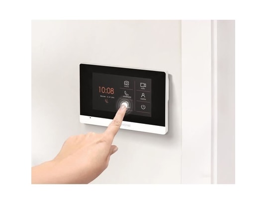 SCS SENTINEL - Serrure connectée Visiodoor 4.3+ - interphone vidéo filaire avec moniteur extr...