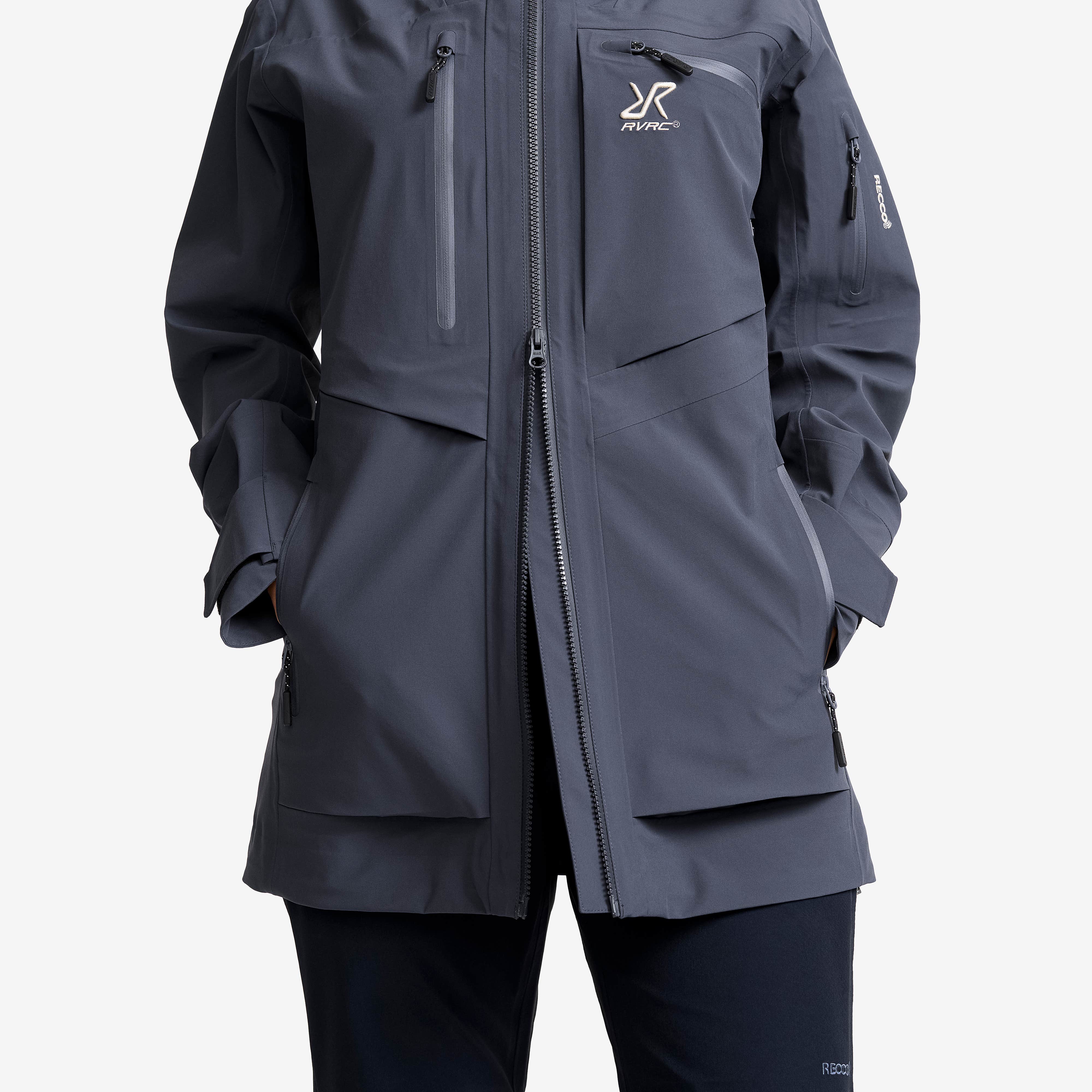 Cyclone Long 3L Jacket Dame India Ink