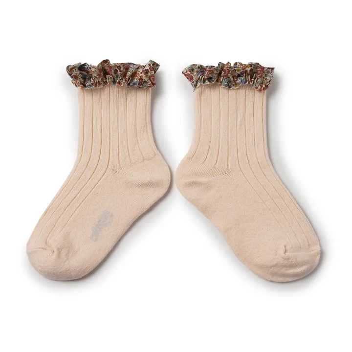Collégien Chaussettes Charlotte | Rose poudré