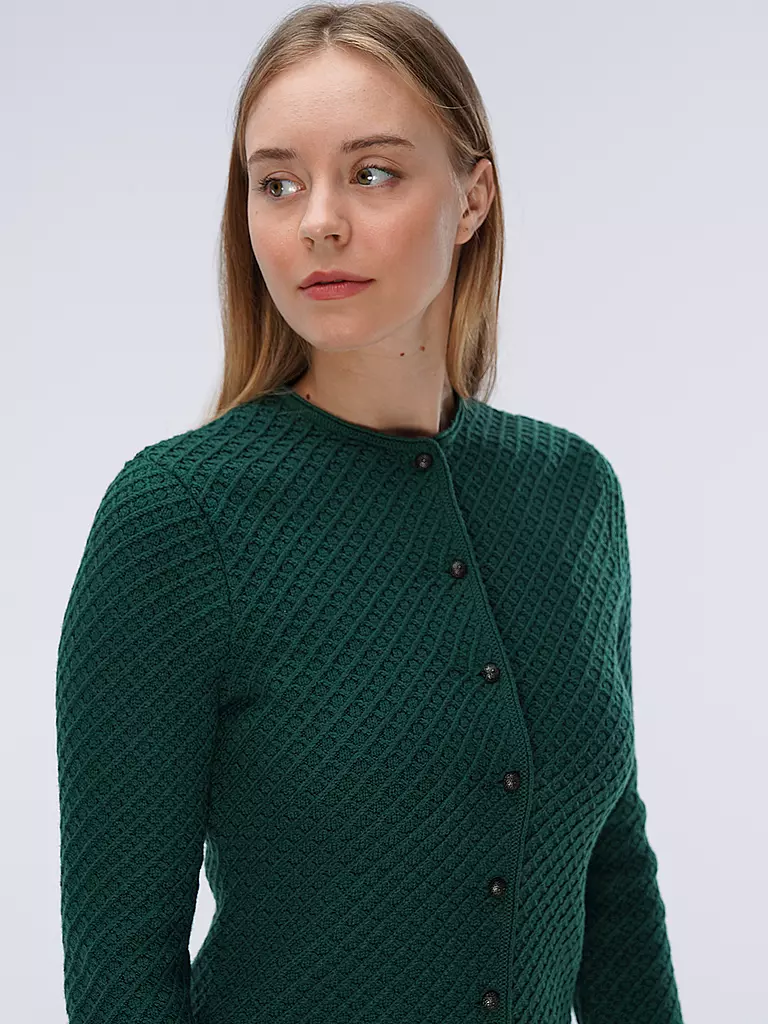 GOTTSEIDANK Trachten Strickjacke VEVI  grün