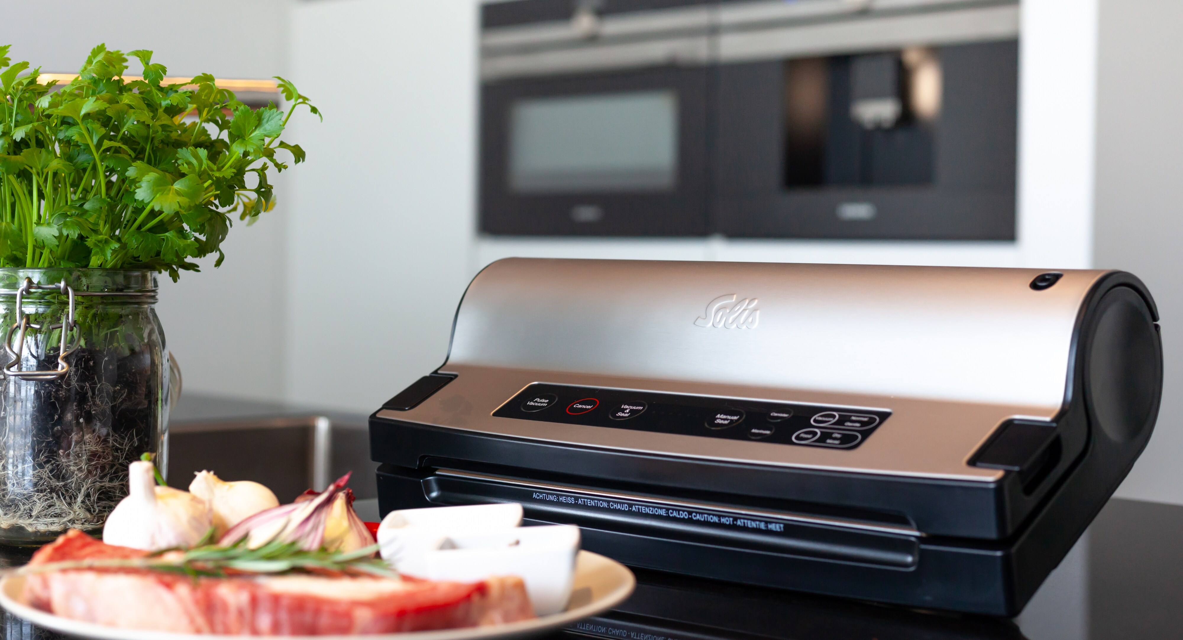 Solis Vakuumierer Marinierfunktion 2,5mm Schweißnaht, Vakuumschlauch