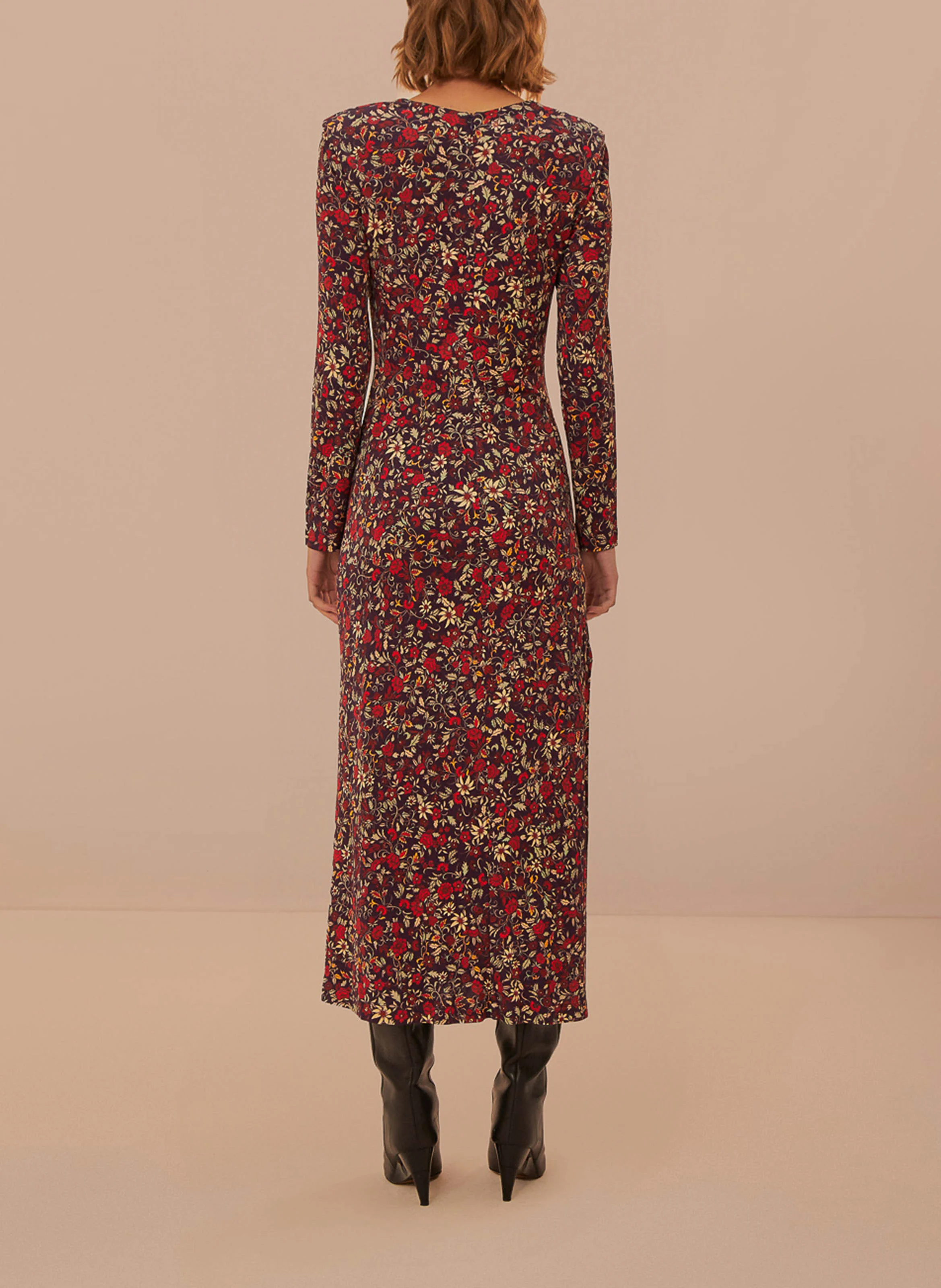 Robe longue imprimée | Multicolore