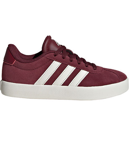 adidas Performance Sko - VL Court 3.0 K - Bordeaux R?d/Hvid