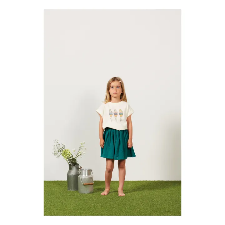 Arsène et Les Pipelettes T-Shirt Fiorina Coton Bio | Ecru