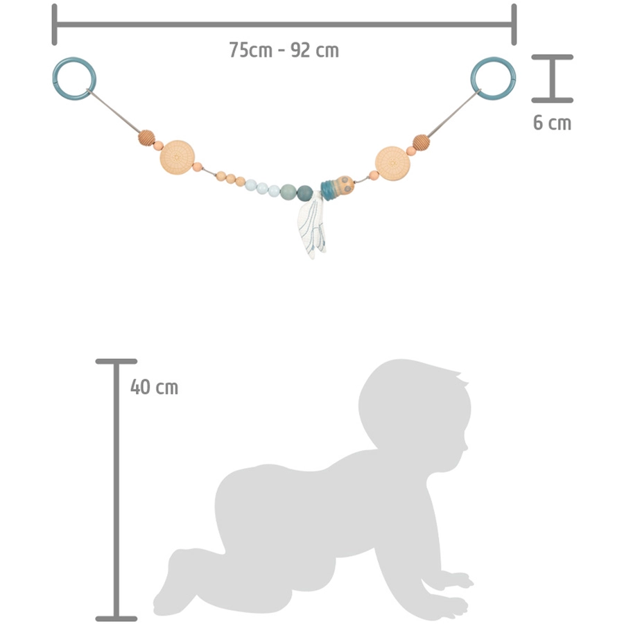 small foot® Baby Kinderwagenkette „Seaside”