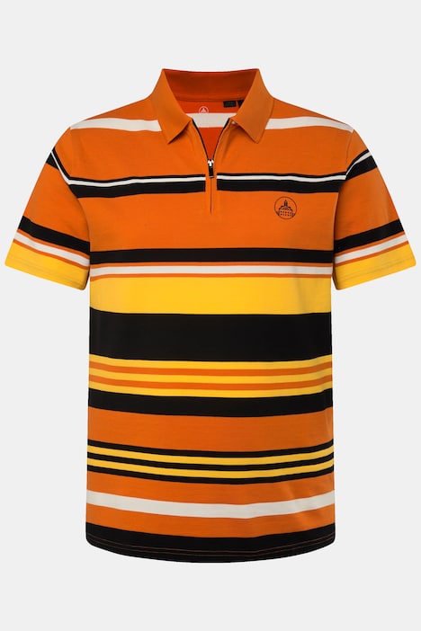 Boston Park Poloshirt, Halbarm, Zipper, bis 84/86