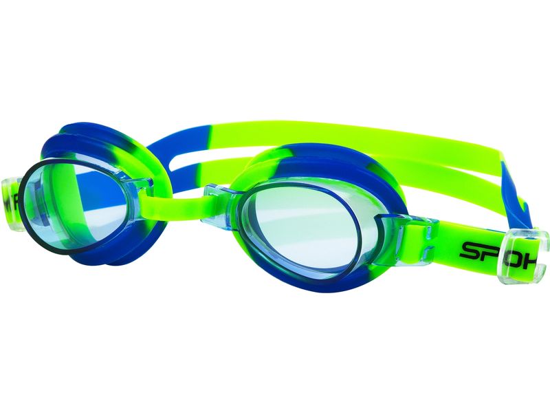 SPOKEY Schwimmbrille Jellyfish Kids Blau/Grün Kinder-Schwimmbrille aus langlebigen Materialien