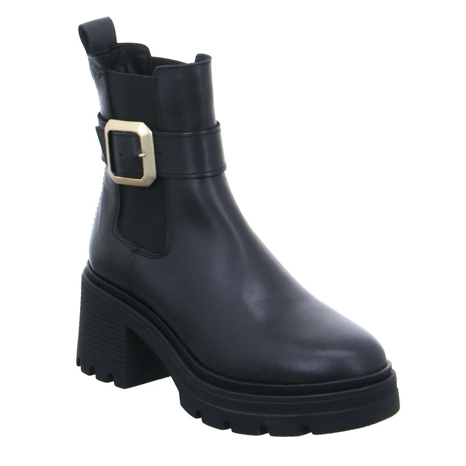 TAMARIS Stiefelette Schwarz Leder
