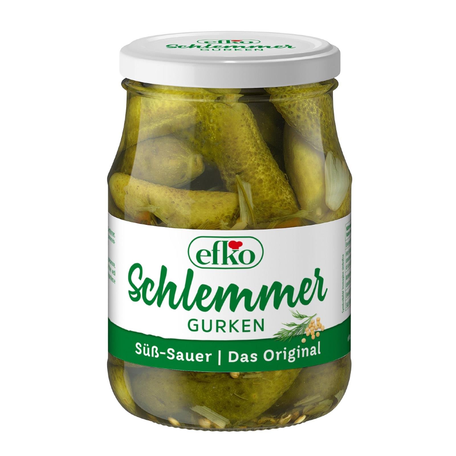 efko Schlemmergurken Süß-Sauer