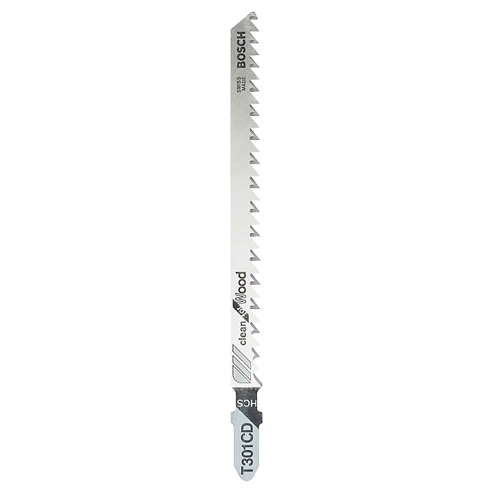 2 lames scie sauteuse T droite propre inversée Bosch Métal