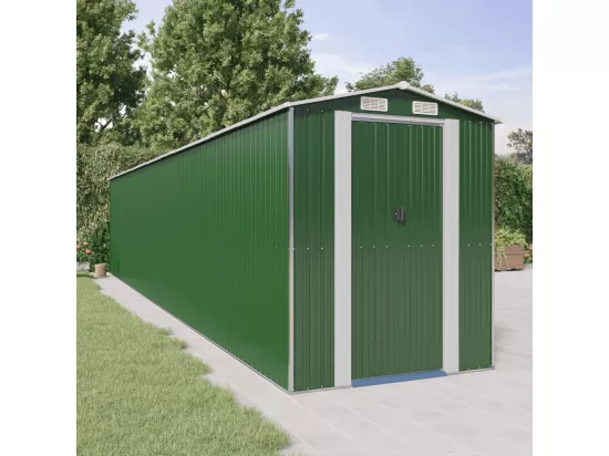 Abri de jardin Vert 192x1021x223 cm Acier galvanisé