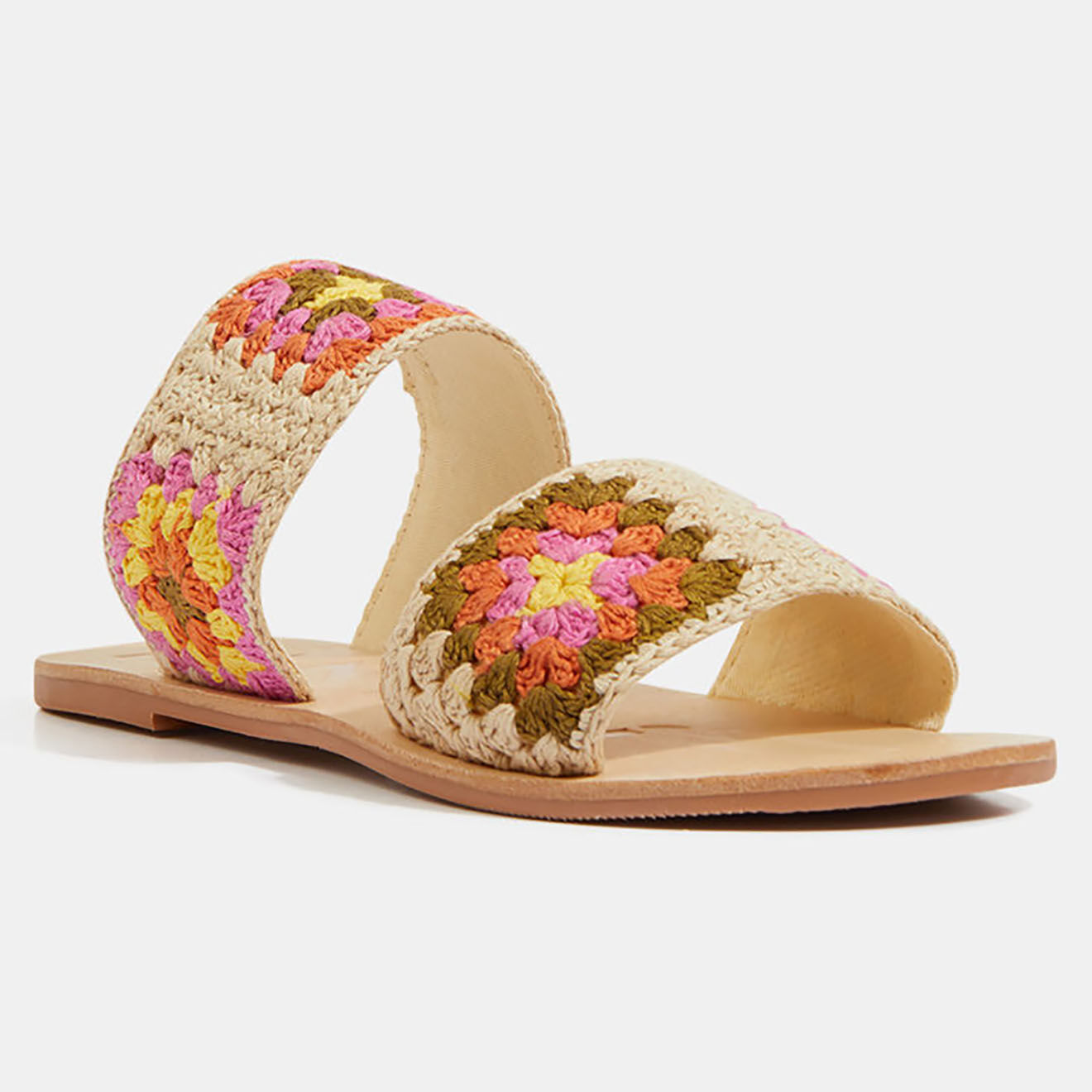 Manebi Mules en Crochet multicolores