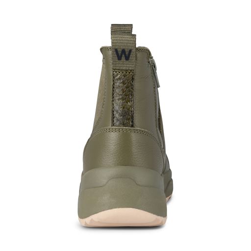 Woden Silje Warm Gummistøvler, Dark Olive, 42
