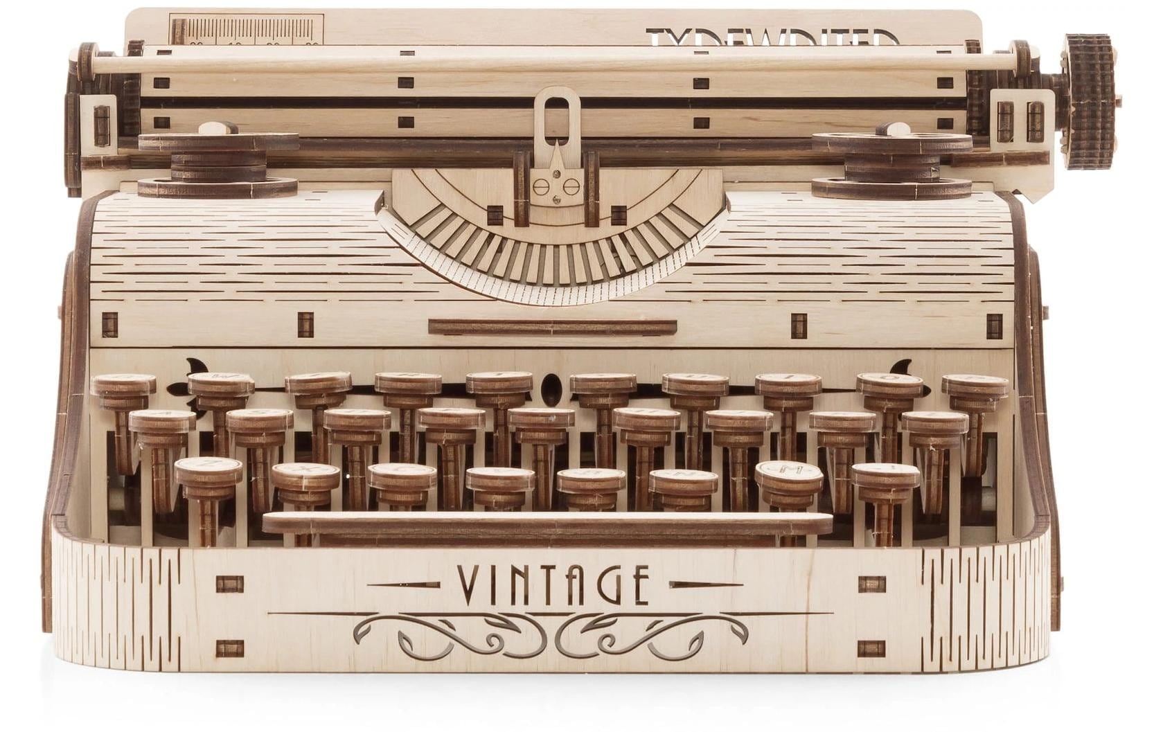 Modellbausatz »Eco-Wood-Art Schreibmaschine« 453 Stk. tlg.