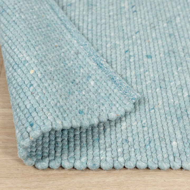Wollen vloerkleed - Wise Blauw