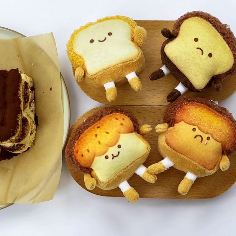 Radrabbit - Toast Chenille Bag Charm (diverse ontwerpen)