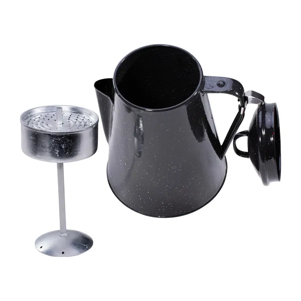 Mil-Tec -  Kaffeekanne Emaille mit Percolator