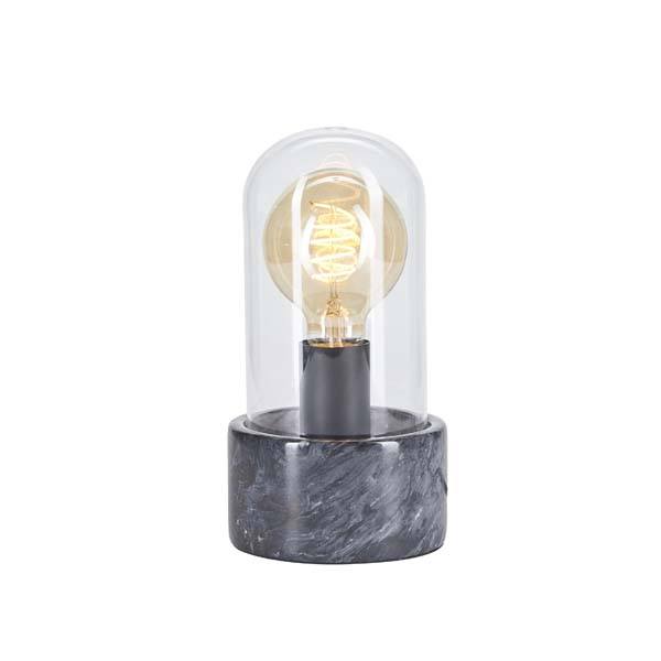 Bahne Interior  Bordlampe, sort marmor - H: 24 cm.