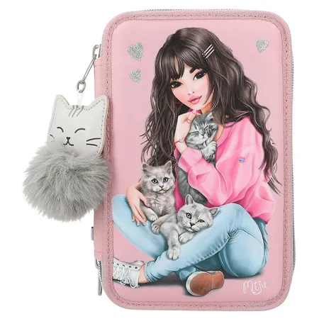 Depesche TOPModel 3-Fach Federtasche Kätzchen