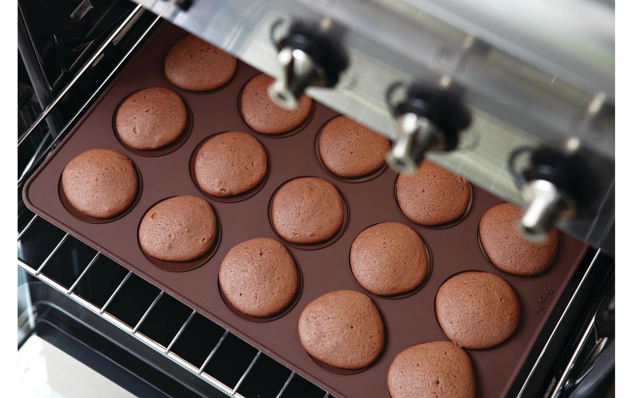 Backformen-Set Macaron, Silikon, BraunMacaron-Set