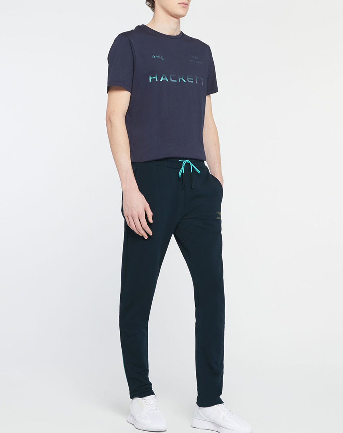 Hackett London Jogging Slim Fit Aston Martin Racing bleu marine