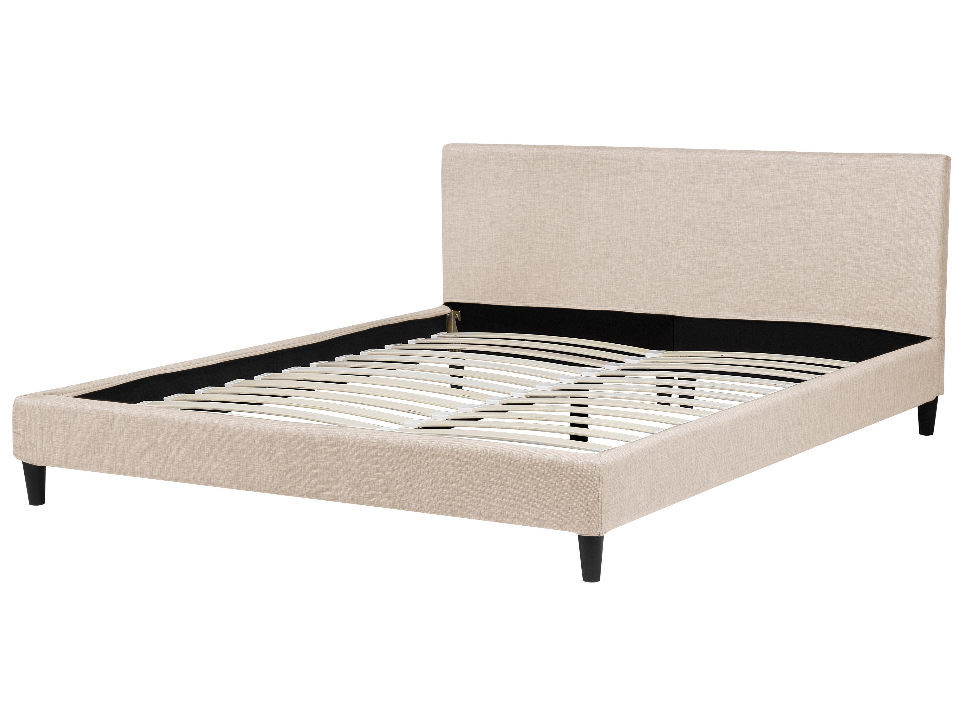 Bed Stof FITOU 180 x 200 cm Beige