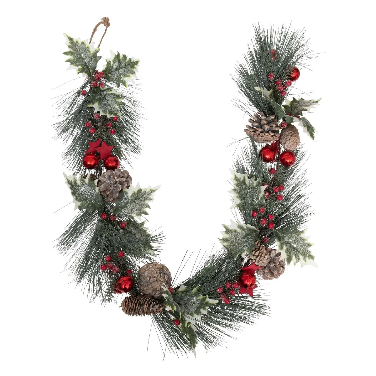 Atmosphera, Createur D'Interieur Atmosphera Guirlande de Noël Pommes de Pin - 100 cm