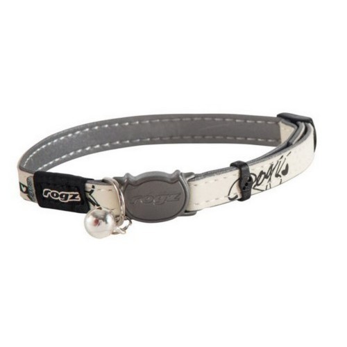 Coleira Glowcat para gatos, preta