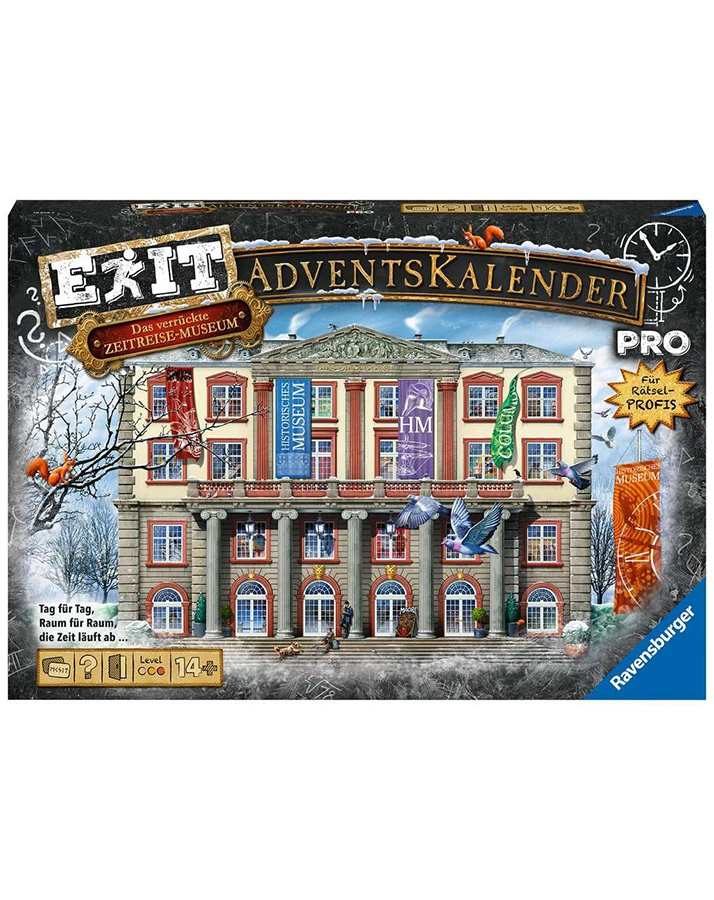 Ravensburger 18958 - EXIT Adventskalender pro - Das verrückte Zeitreisemuseum -