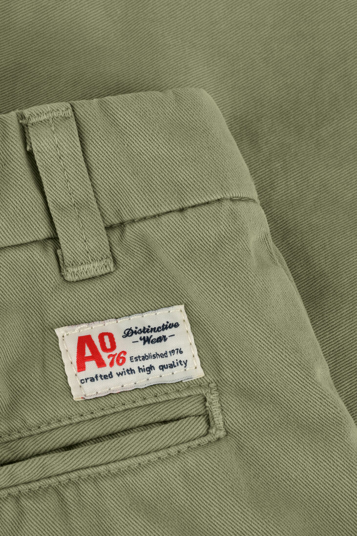 AO76 olijf ao76 korte broek barry chino shorts